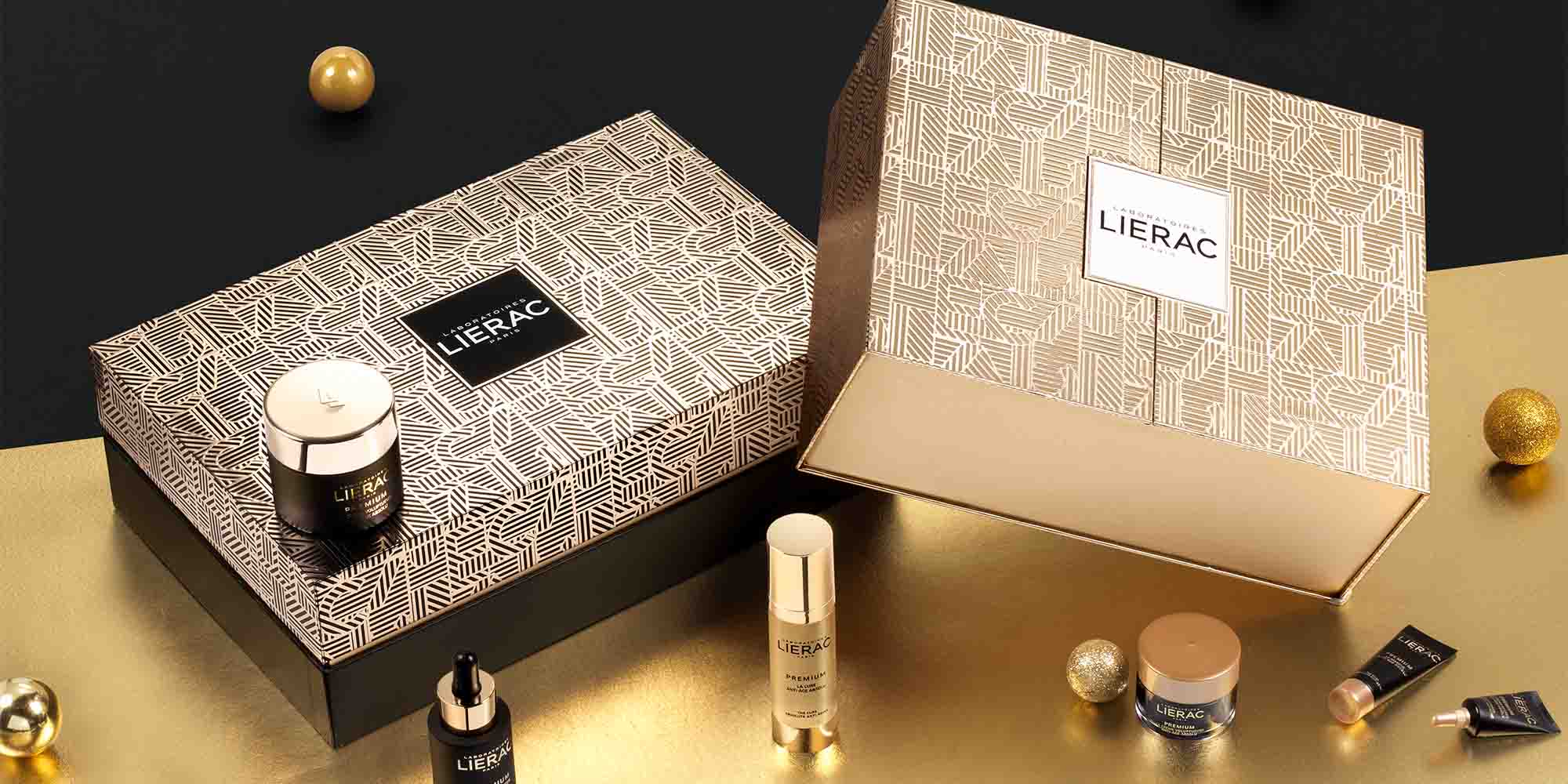 Lierac - Campagne Noël 360°, visuel, DA shooting et film