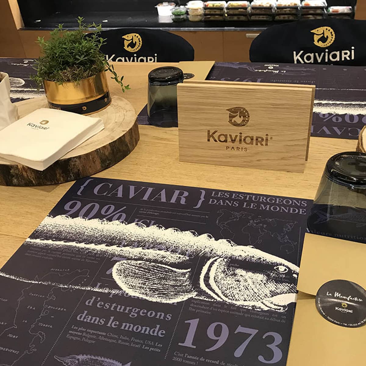 Kaviari - Animations & Retail