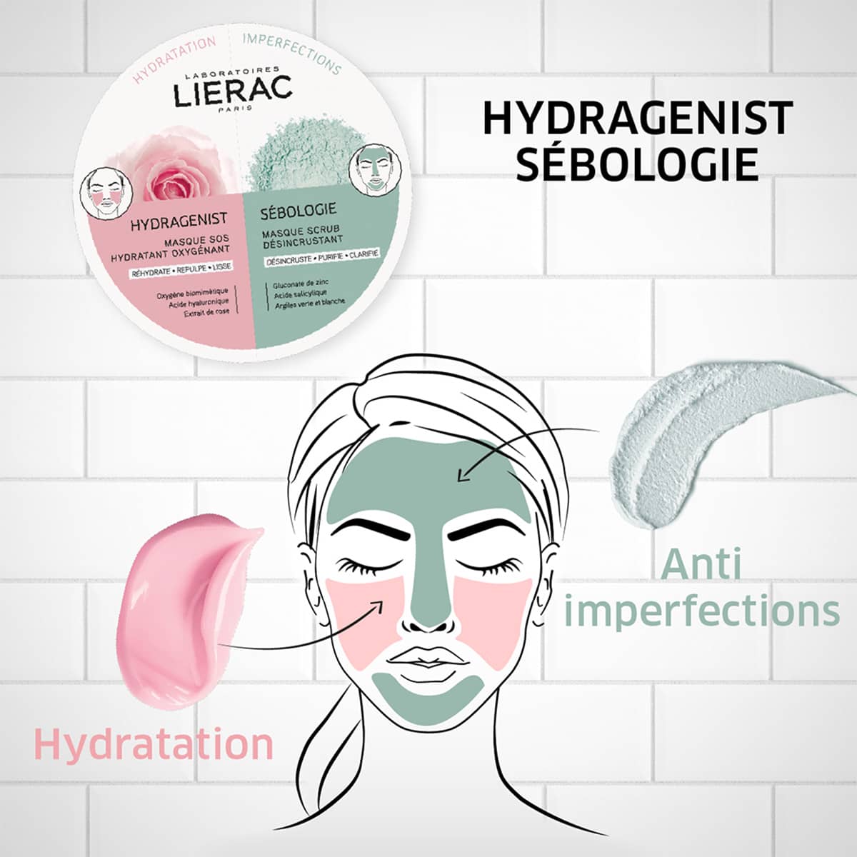 Lierac - Duo Masks Présentation du masque Hydragenist Sébologie